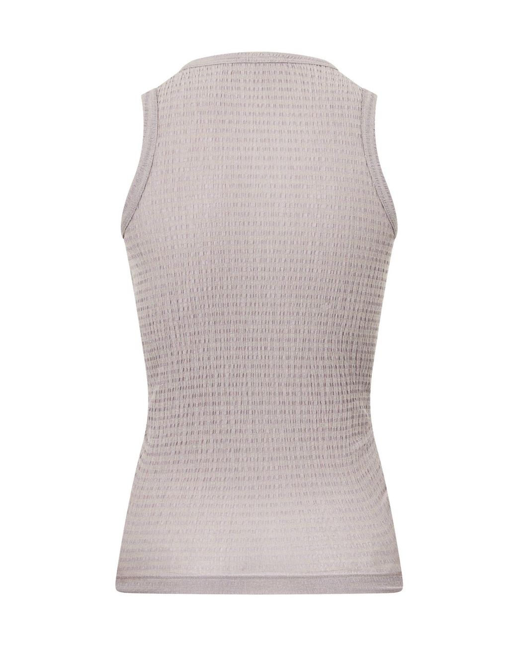 Magda Butrym Gray Minimalist Short-Sleeve Shirt
