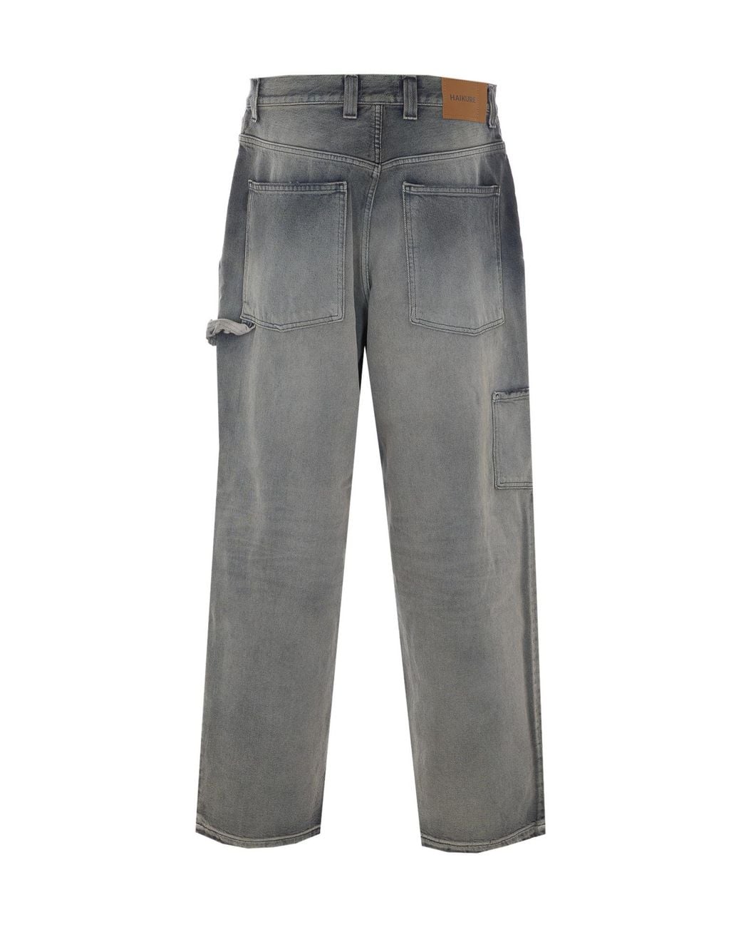 Haikure Gray Sibilla Loose Jeans for men
