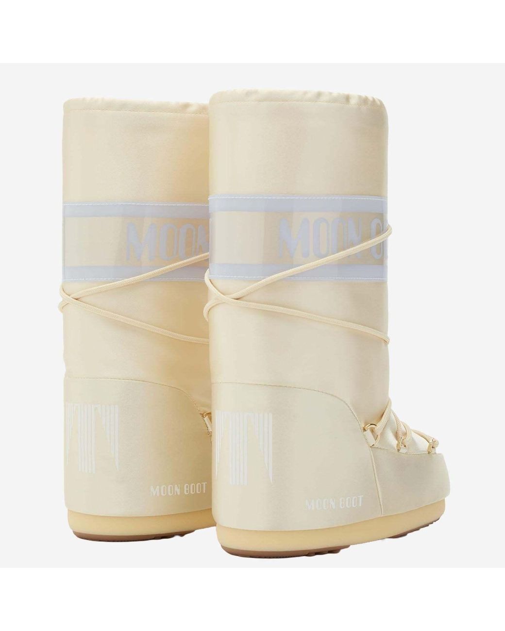 Moon Boot Natural Icon Padded Lace-Up Boots