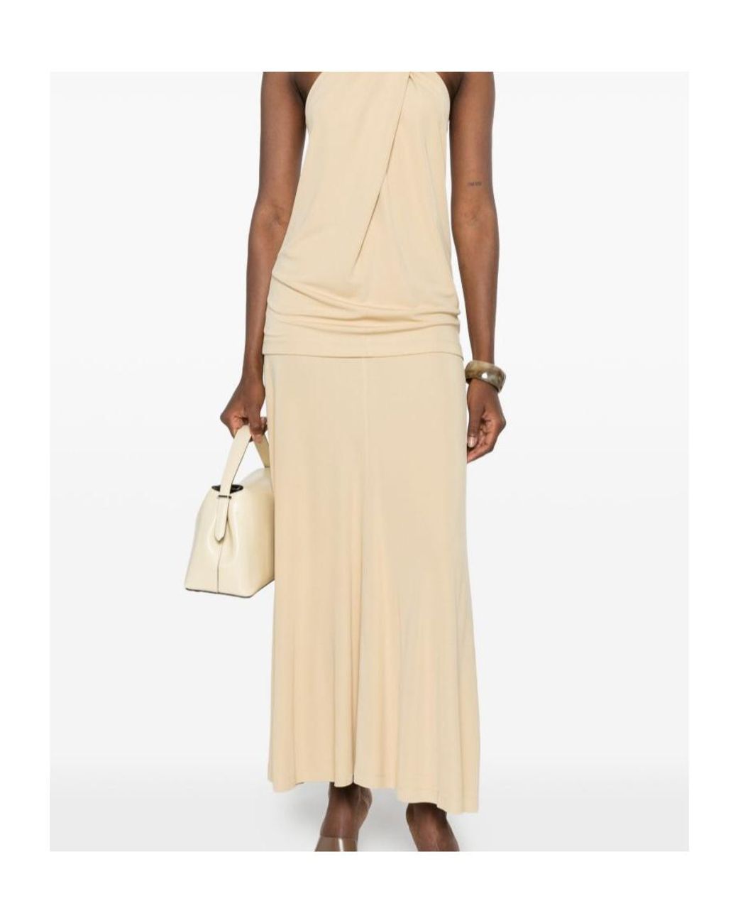Totême Natural Flared Maxi Skirt