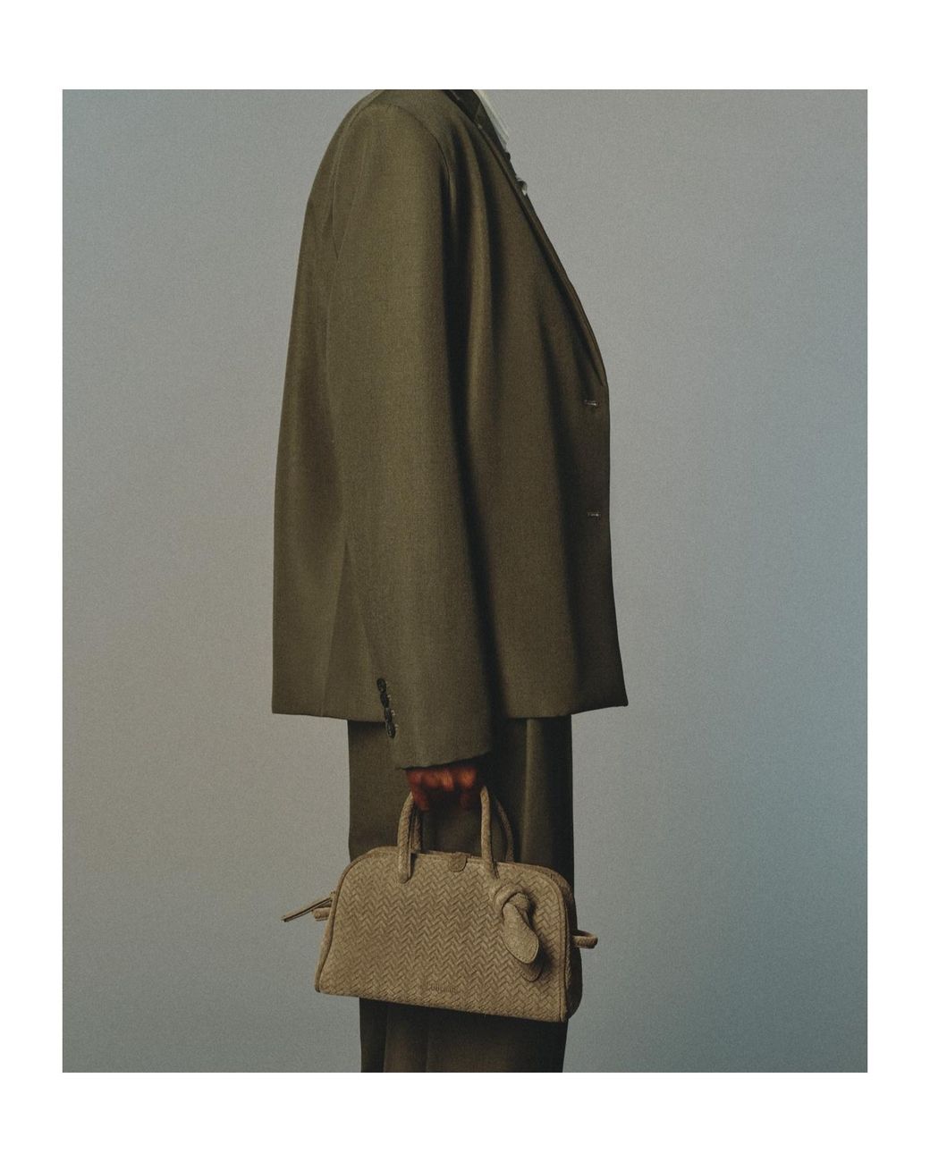 Jacquemus Metallic Small Turismo Bowling Bag