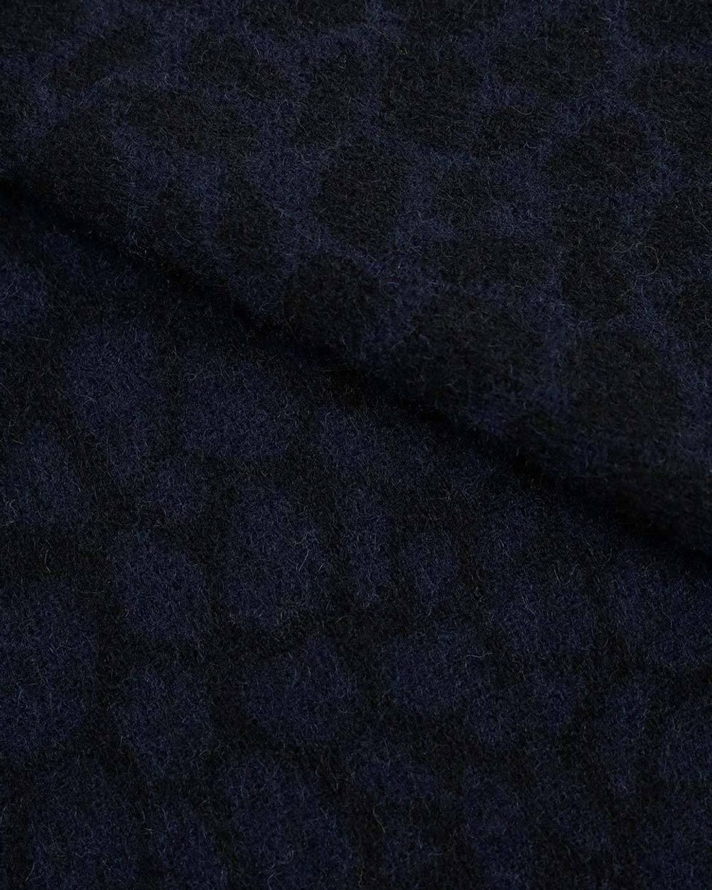 Lanvin Black Tassel Scarf for men