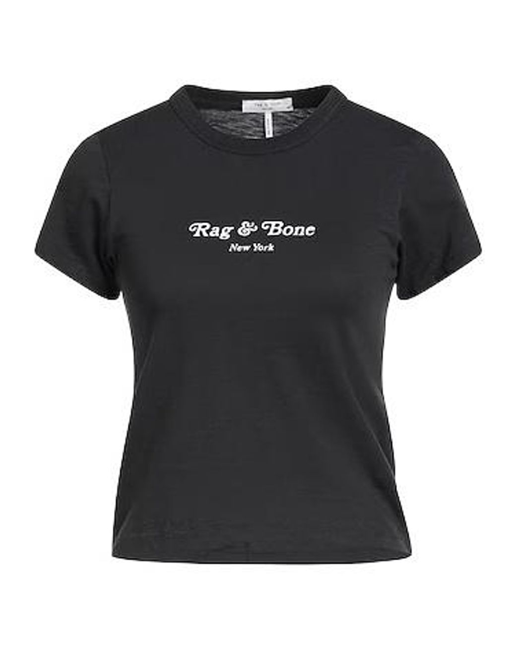 Rag & Bone Black Printed Short-Sleeve T-Shirt