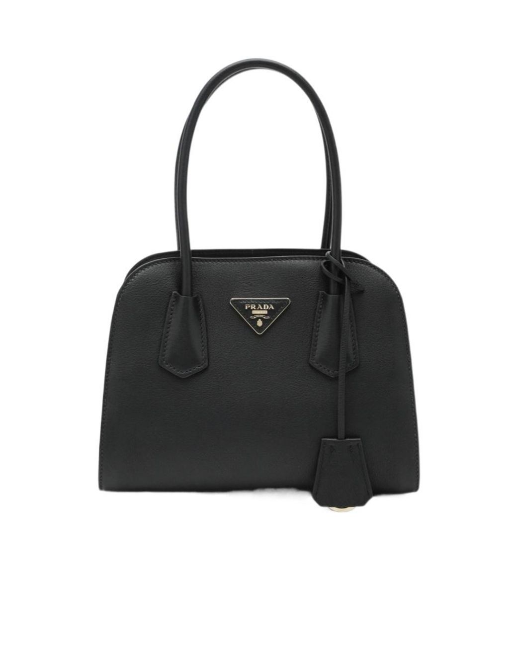 Prada Black Double-Handled Shoulder Bag
