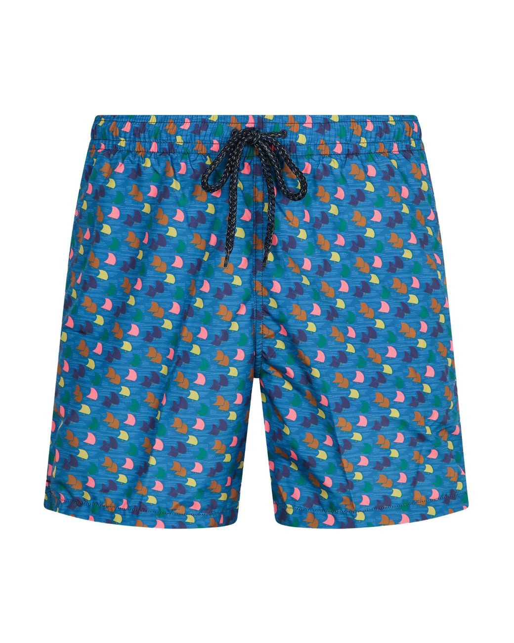 Drumohr Blue Patterned Swim Shorts for men