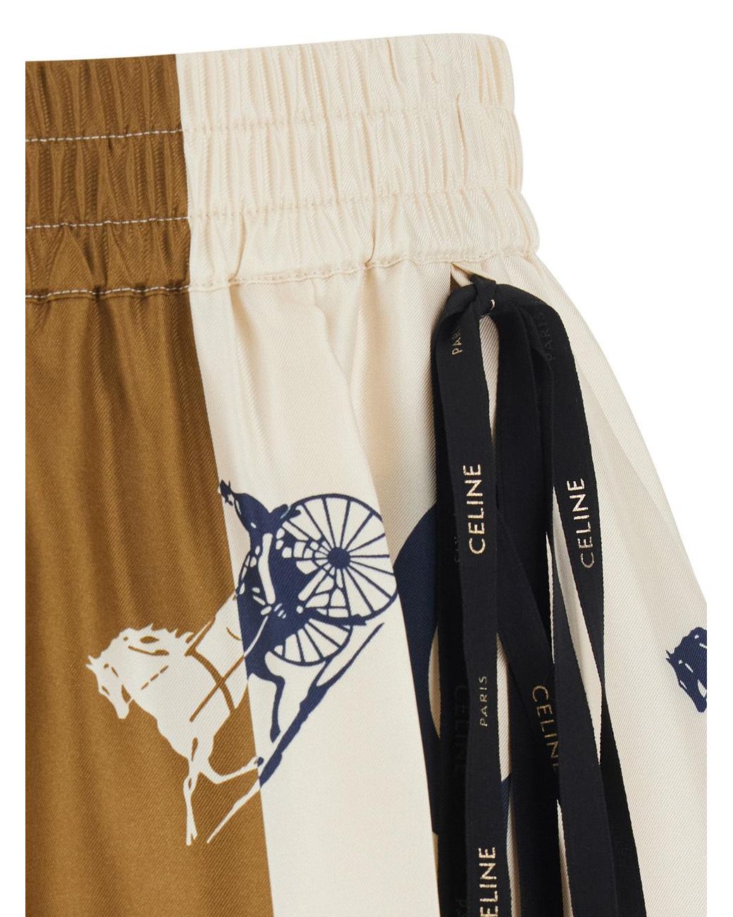 Céline White Shorts Pyjama