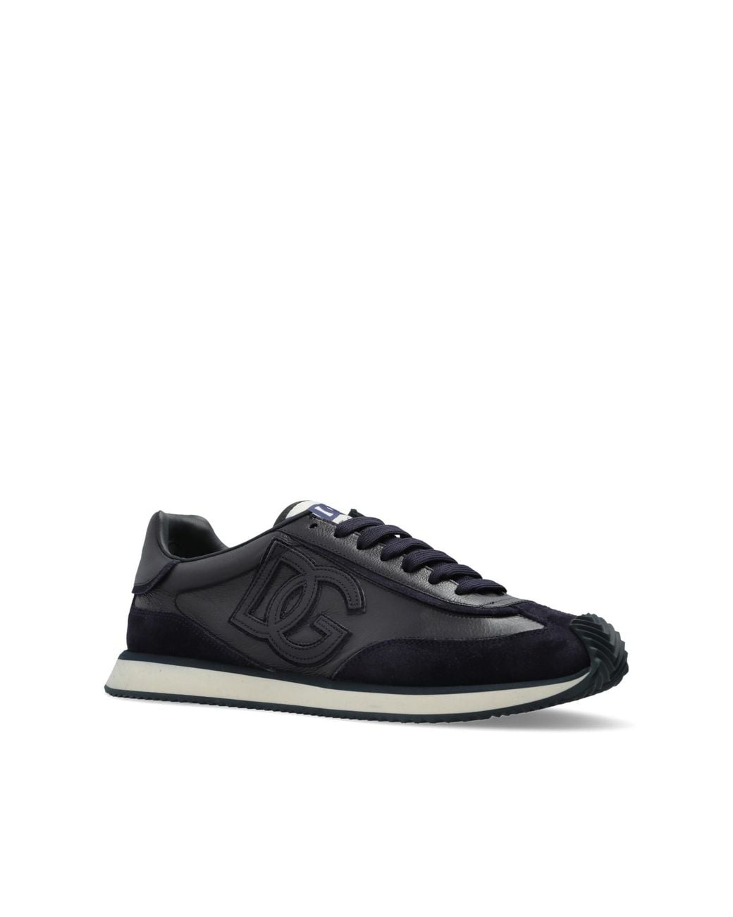 Dolce & Gabbana Black Sports Shoes With Logo for men