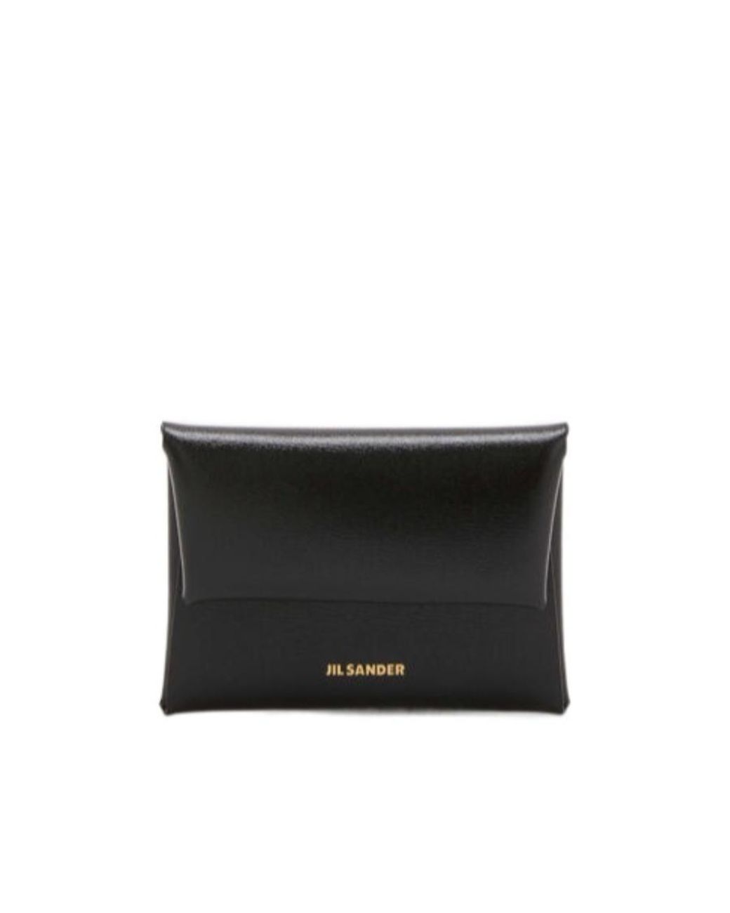 Jil Sander Black Logo Printed Envelope Card Holder