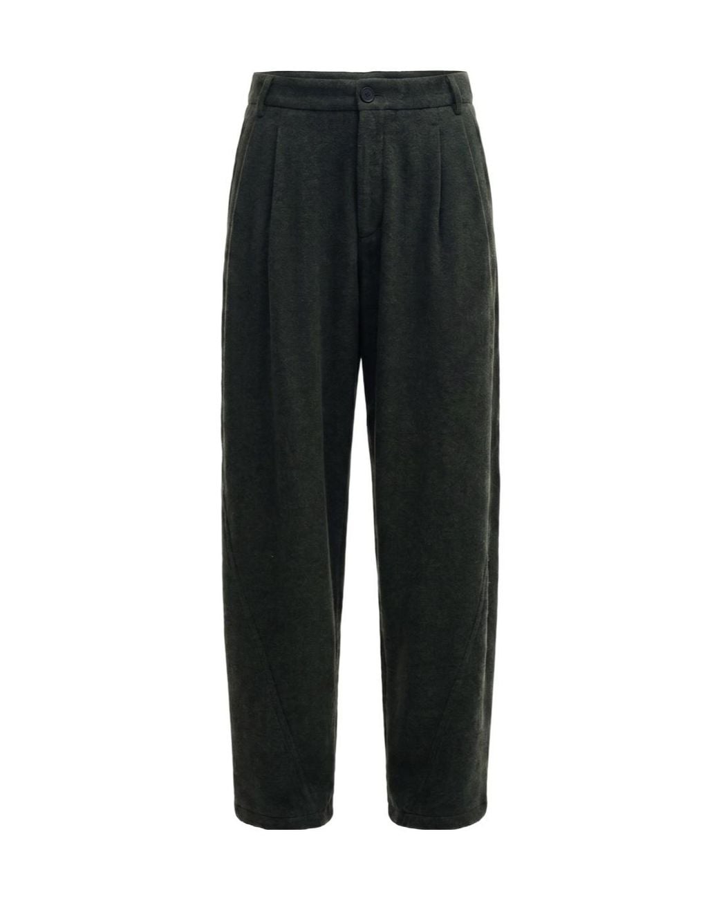 DARKPARK Black Low-Rise Casual Trousers
