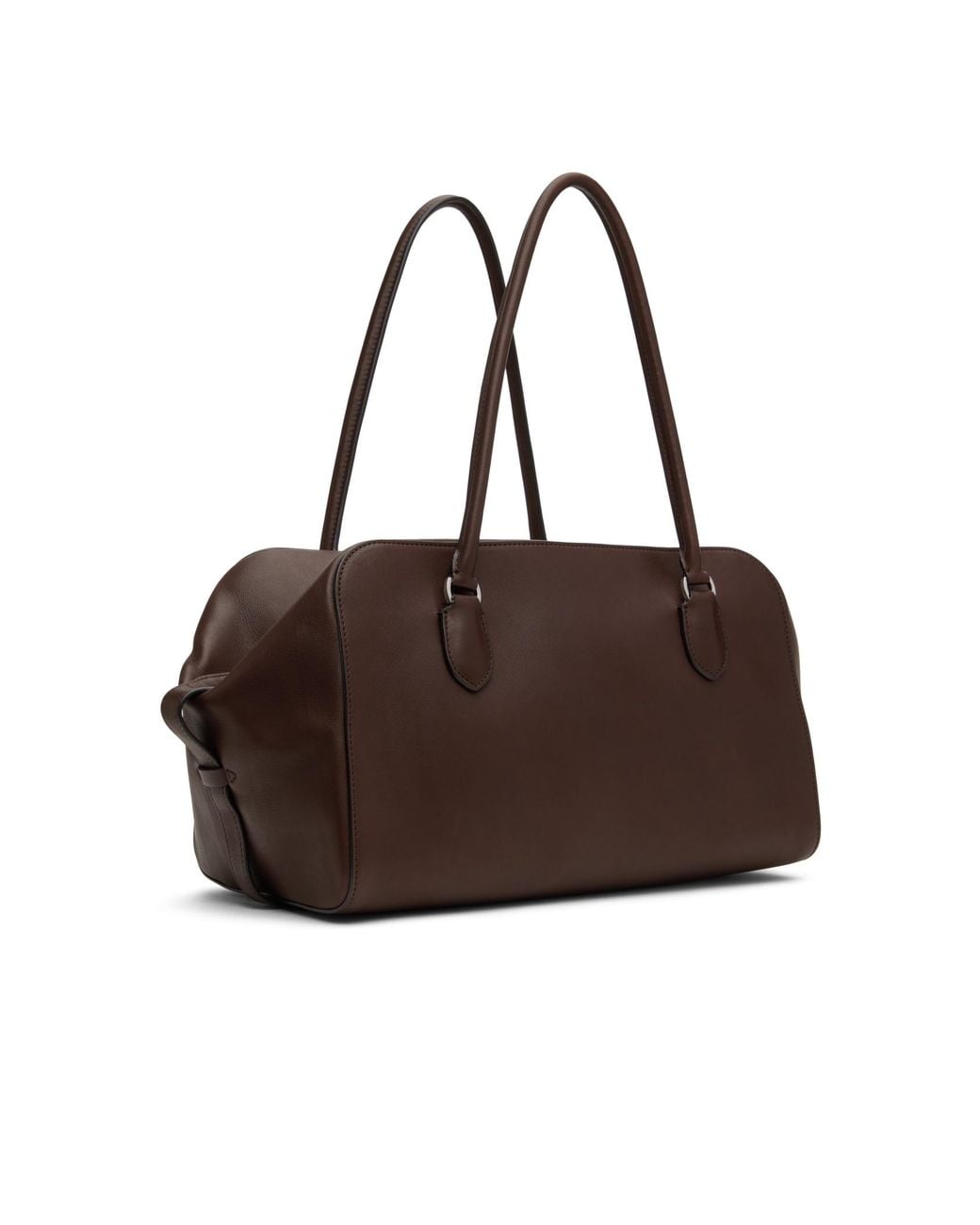 The Row Brown Logo Handbag