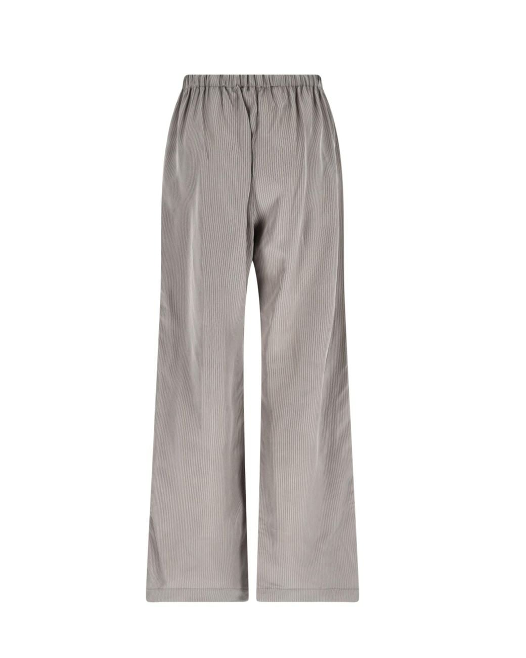 Rohe Gray Striped Drawstring Pants
