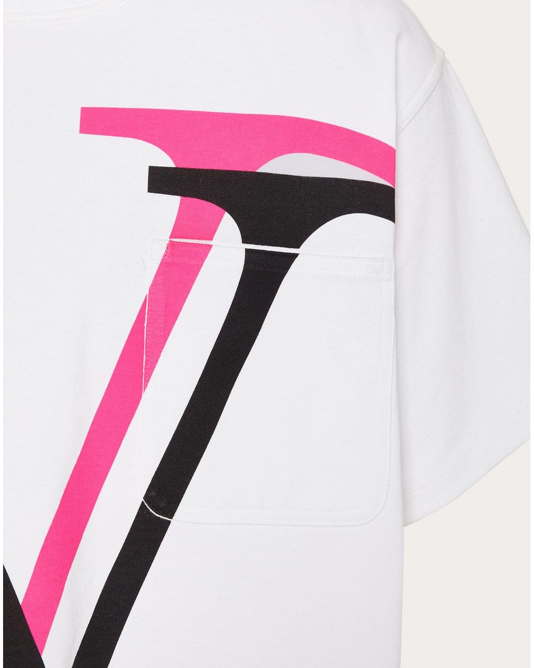 Valentino Pink Vlogo T-Shirt for men
