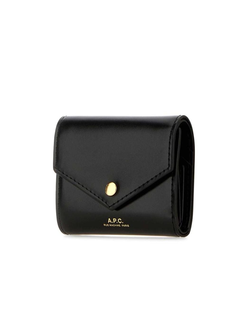 A.P.C. Black Envelope Coin Wallet
