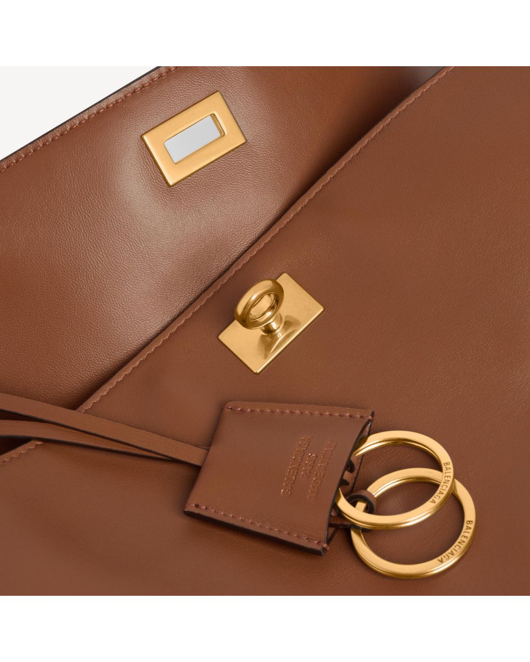 Balenciaga Brown Rodeo Medium Shoulder Bag