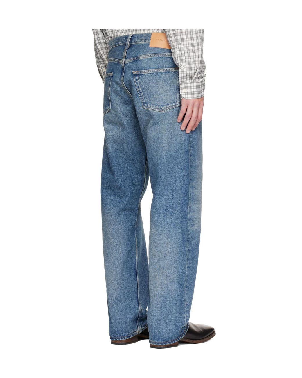sunflower Blue Loose Fit Jeans for men