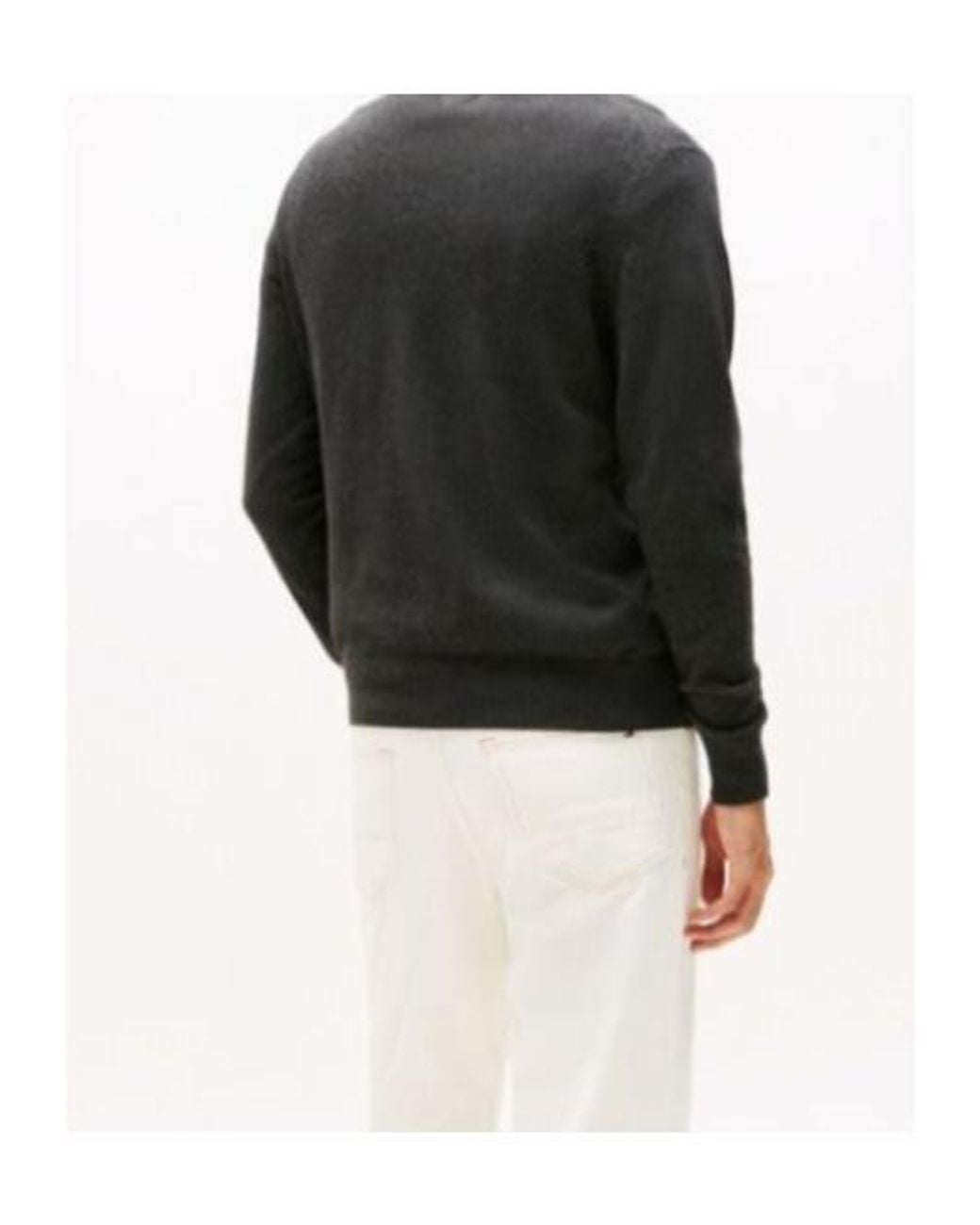 Tommy Hilfiger Black Logo-Embroidered Top for men