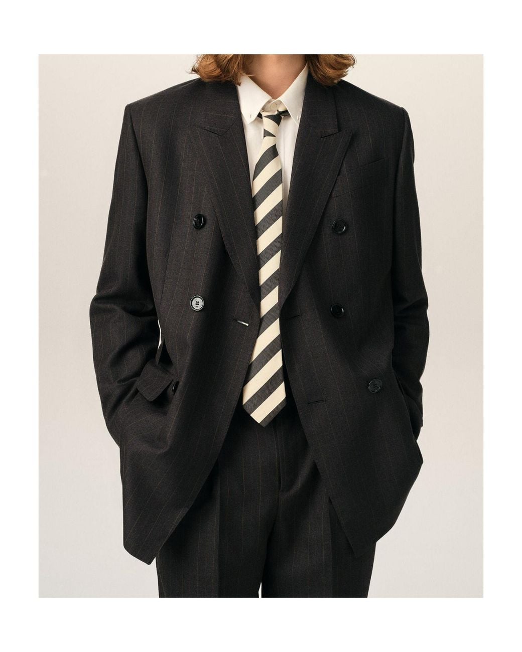 AMI Black Ami Double Breasted Tailored Blazer for men