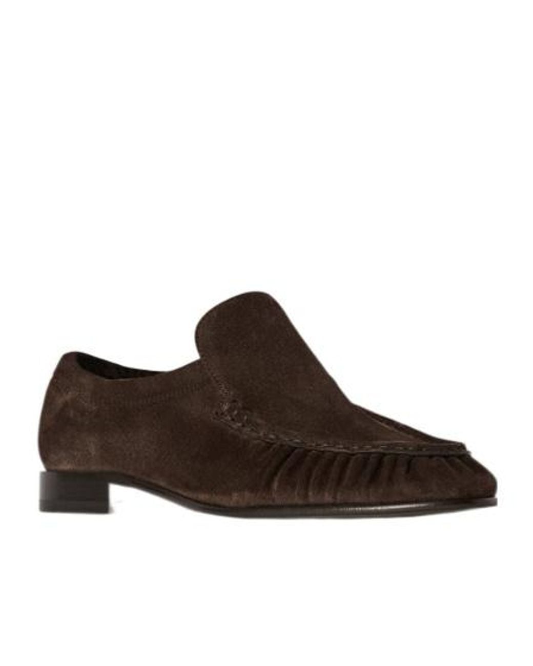 The Row Brown Soft Mocassin Loafers