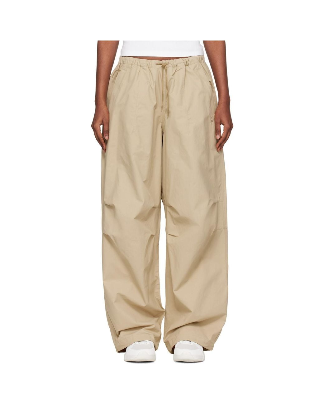 On Shoes Natural Woven Balloon Pants