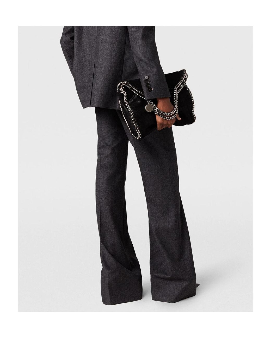 Stella McCartney Blue Low-Rise Flared Trousers