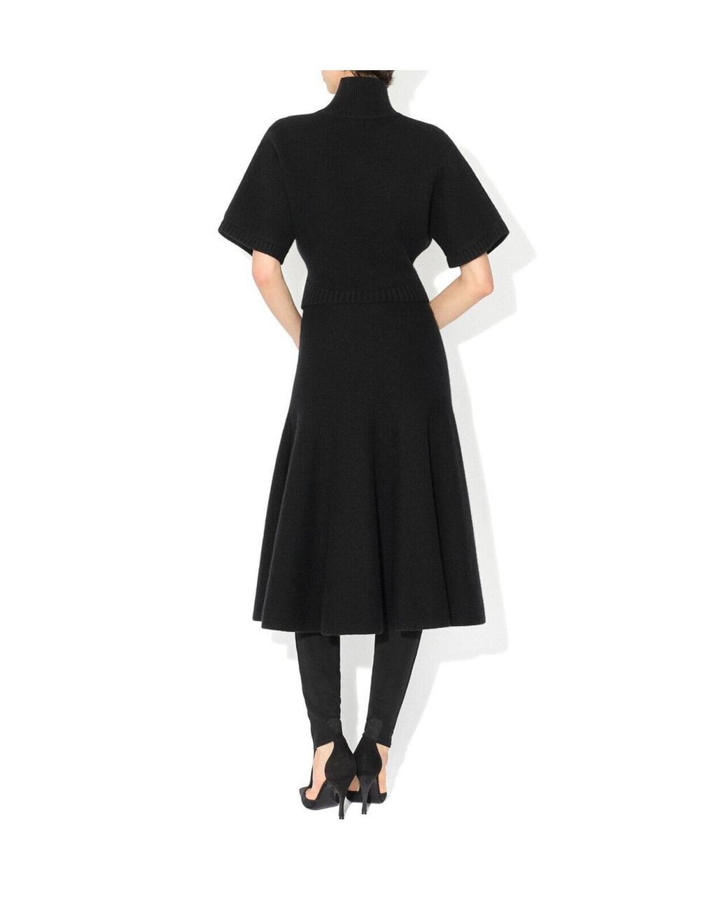 Alaïa Black Alaïa Flared Skirt