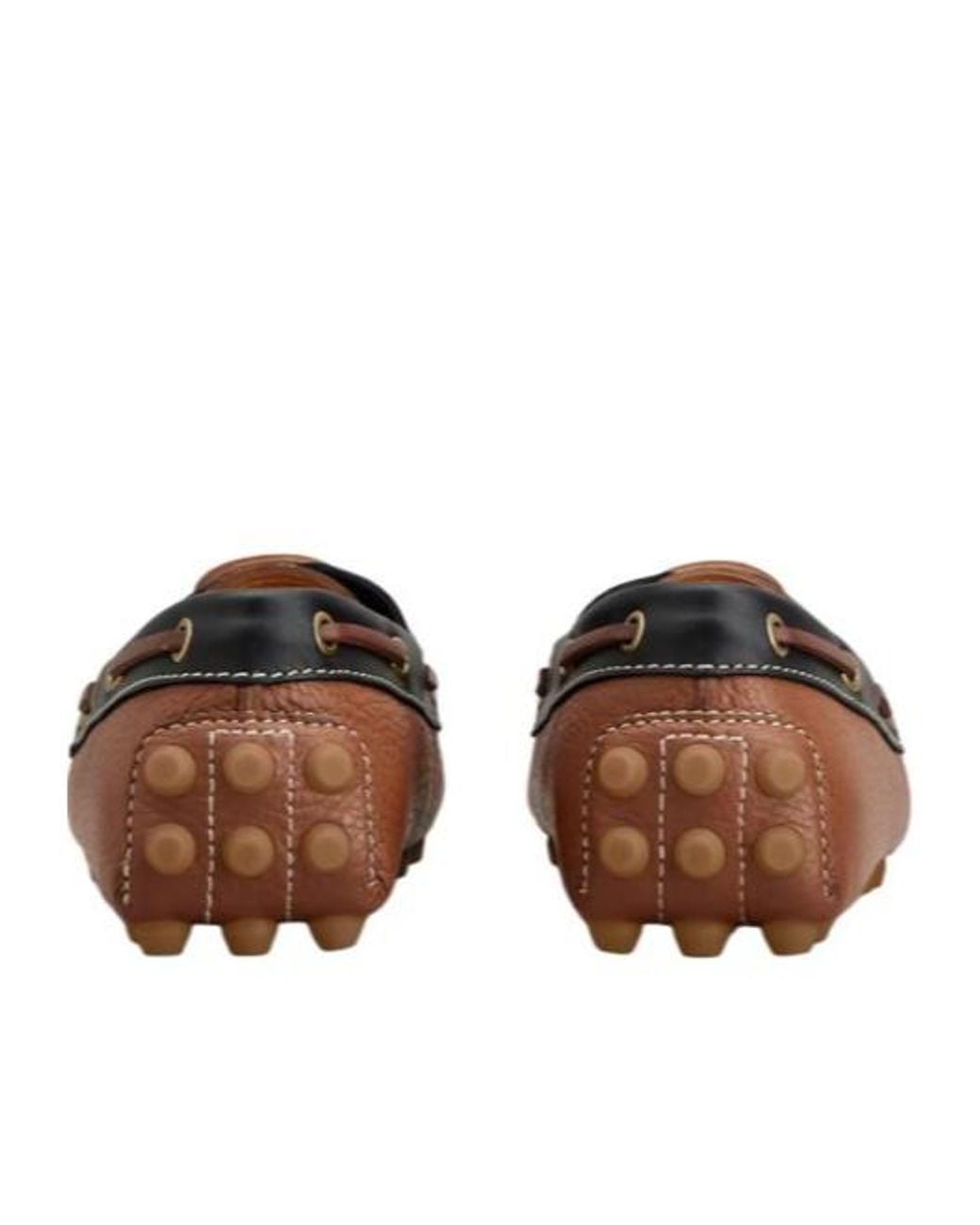 Tod's Brown Gommino Lace-Up Boat Shoes