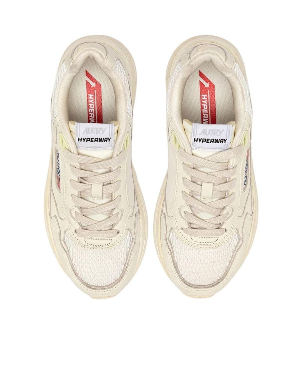 Autry Natural Hyperway Lace-Up Sneakers