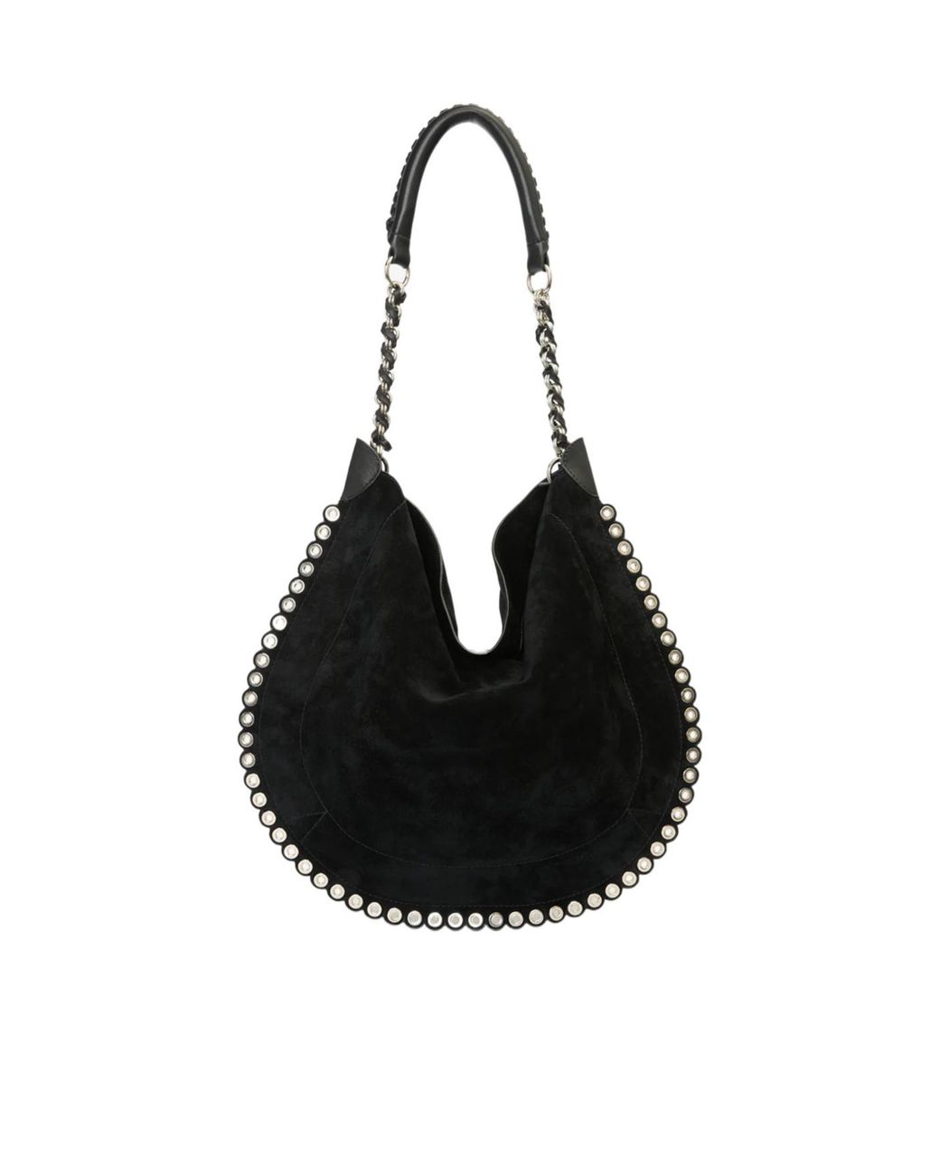 Isabel Marant Black Oskan Hobo Soft Shoulder Bag