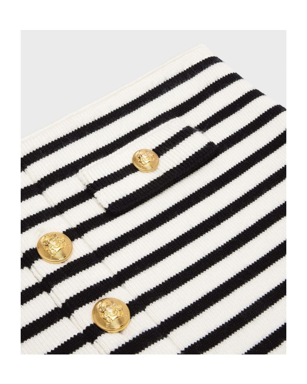 Céline Multicolor Striped Skirt