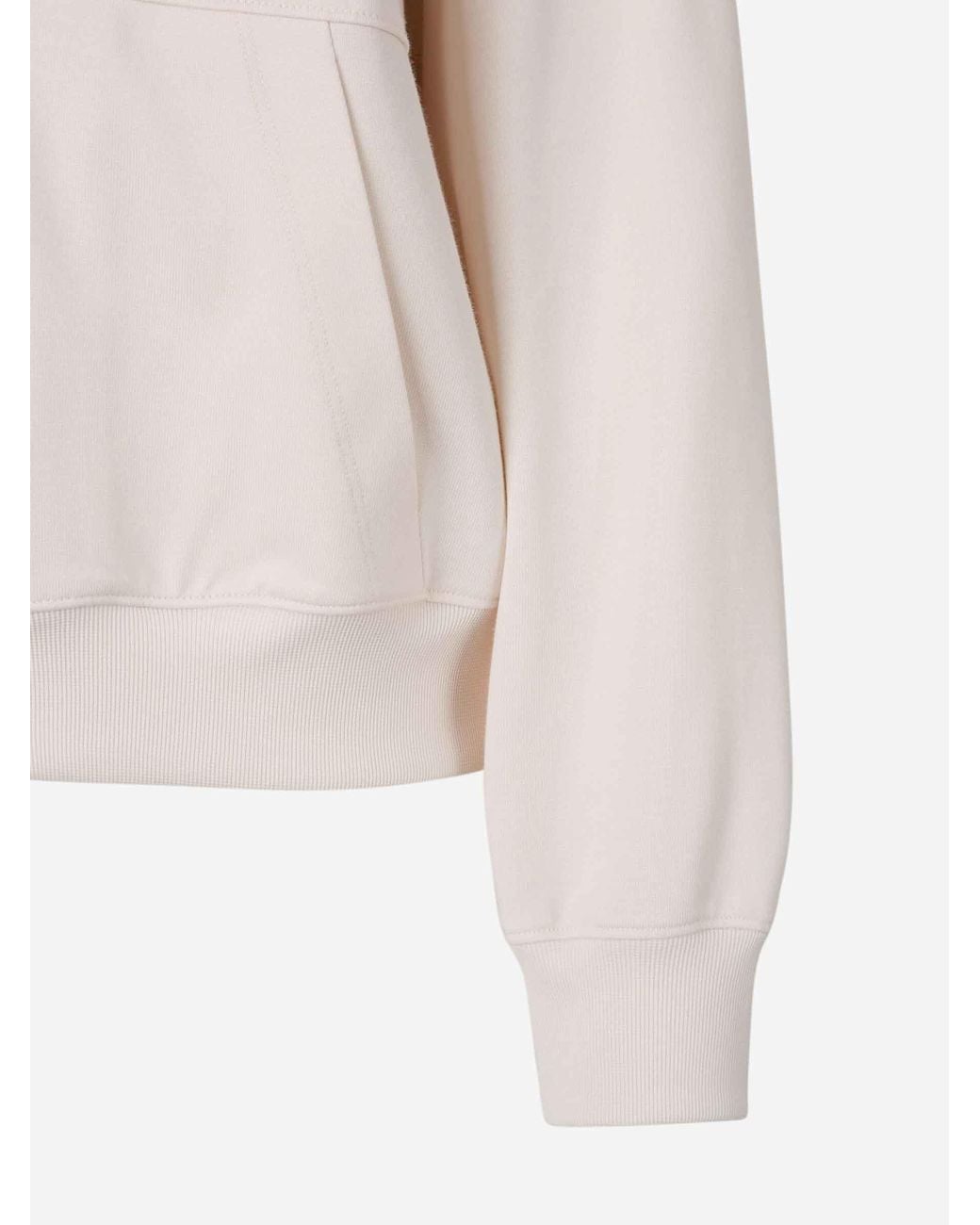 Peserico Pink Zip Front Sweatshirt