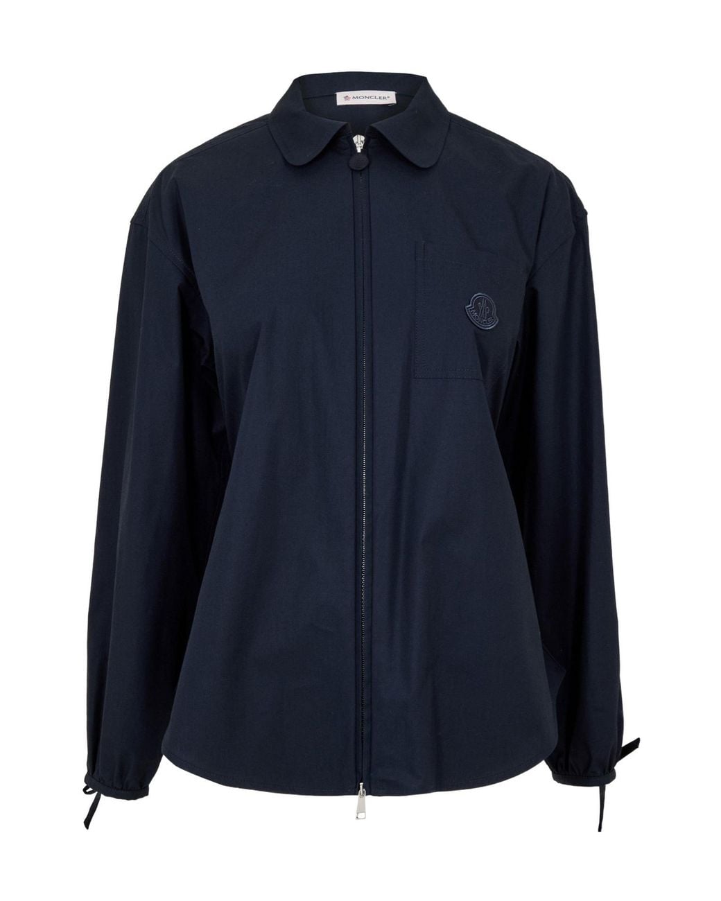 Moncler Blue Structured Overshirt