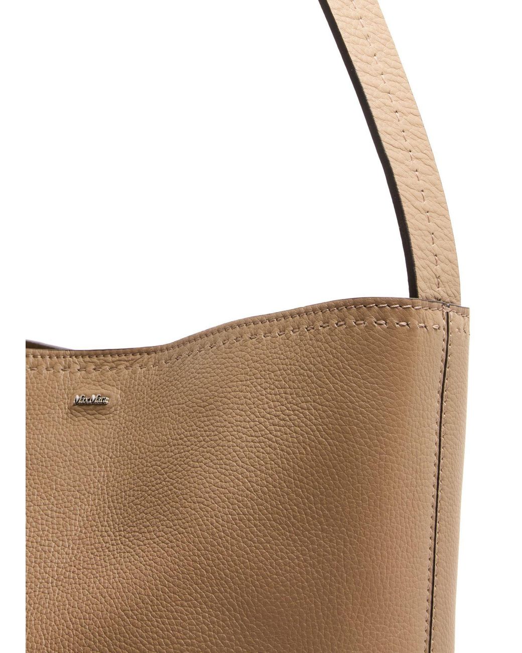 Max Mara White Logo Tote Bag