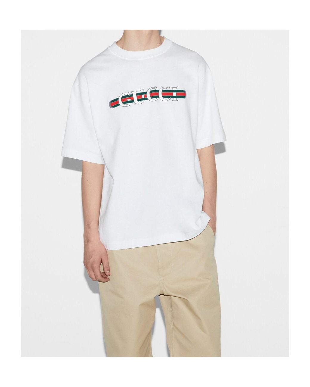 Gucci White Topwear for men