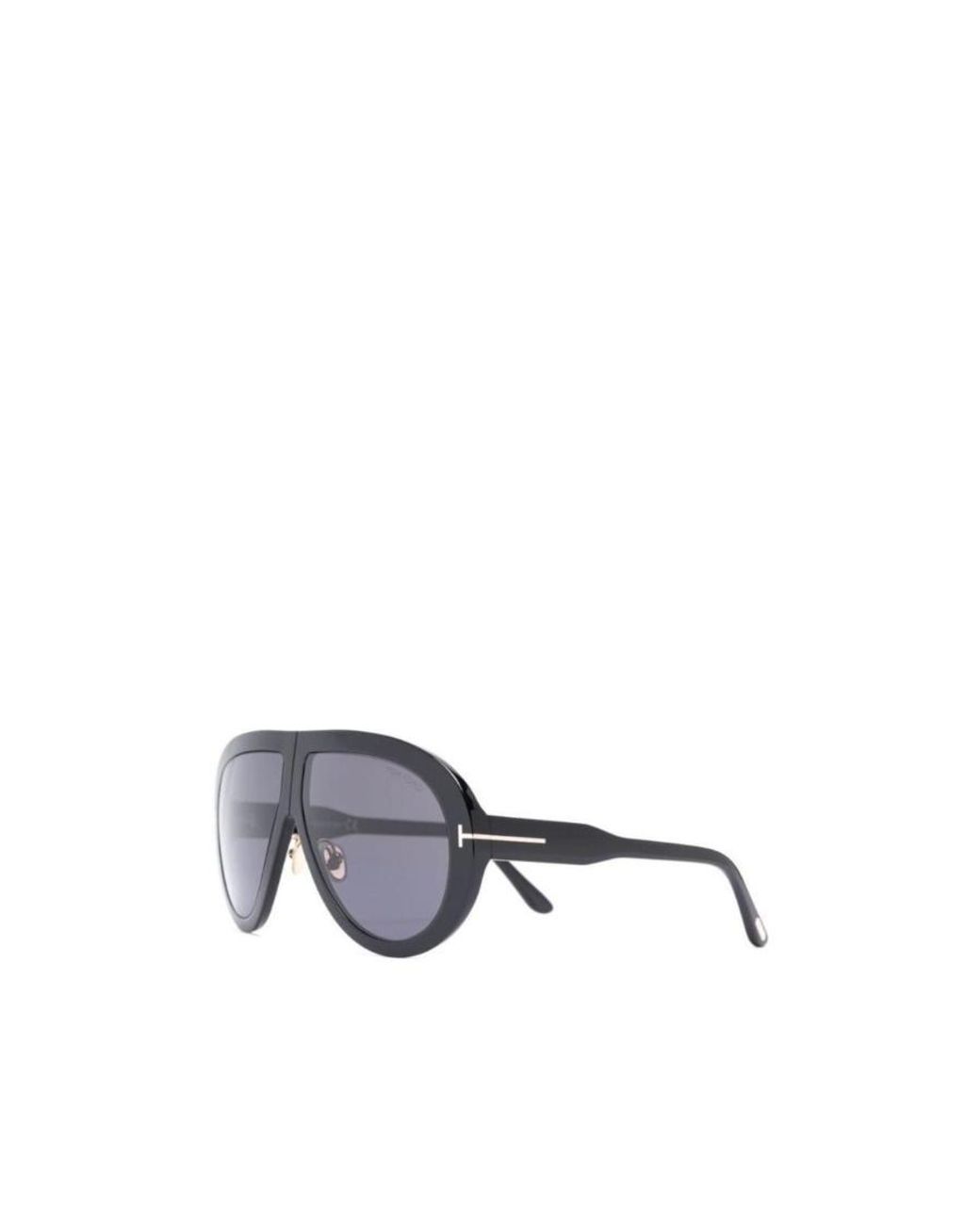 Tom Ford White Eyewear Pilot Frame Sunglasses for men