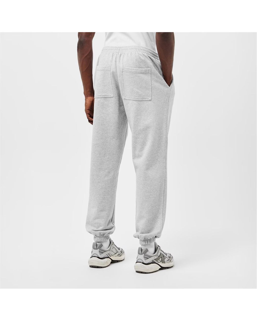Represent Gray Logo Track Pants for men