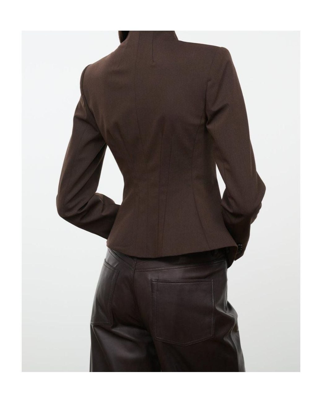 Staud Multicolor Adrian Jacket Earth