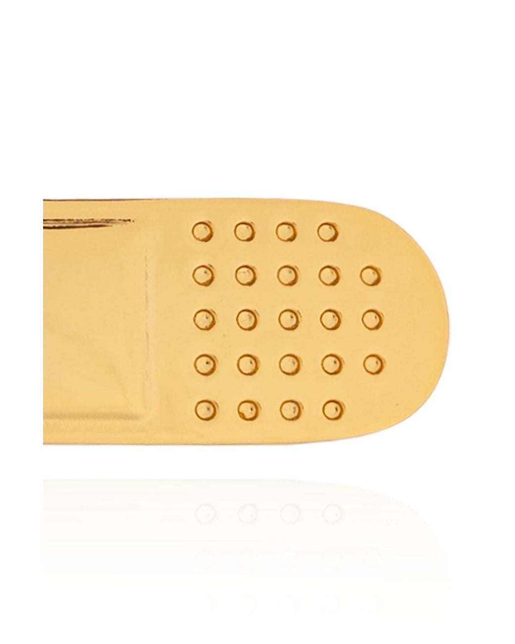 Moschino Metallic Embellished Pin