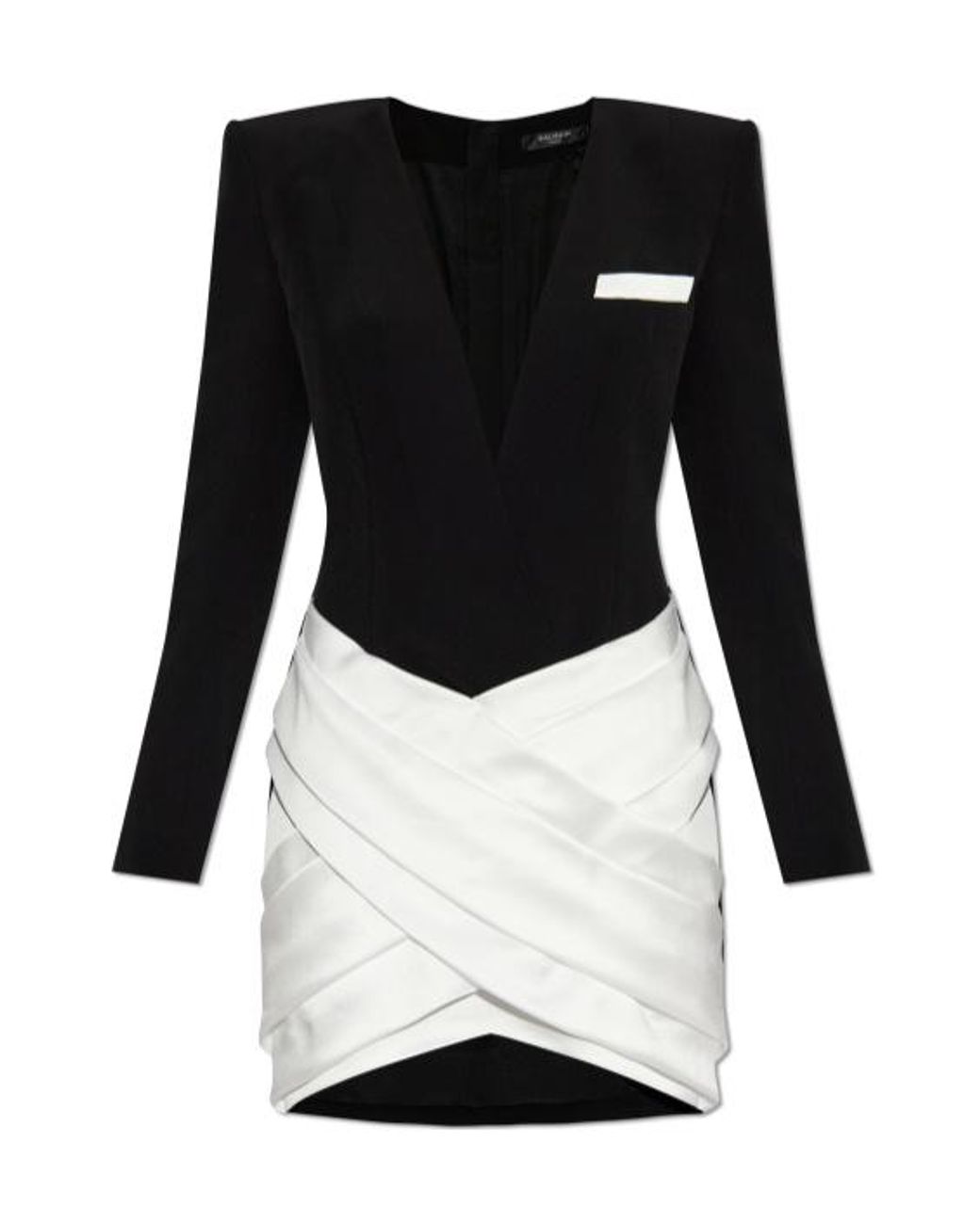 Balmain Black Short Dresses