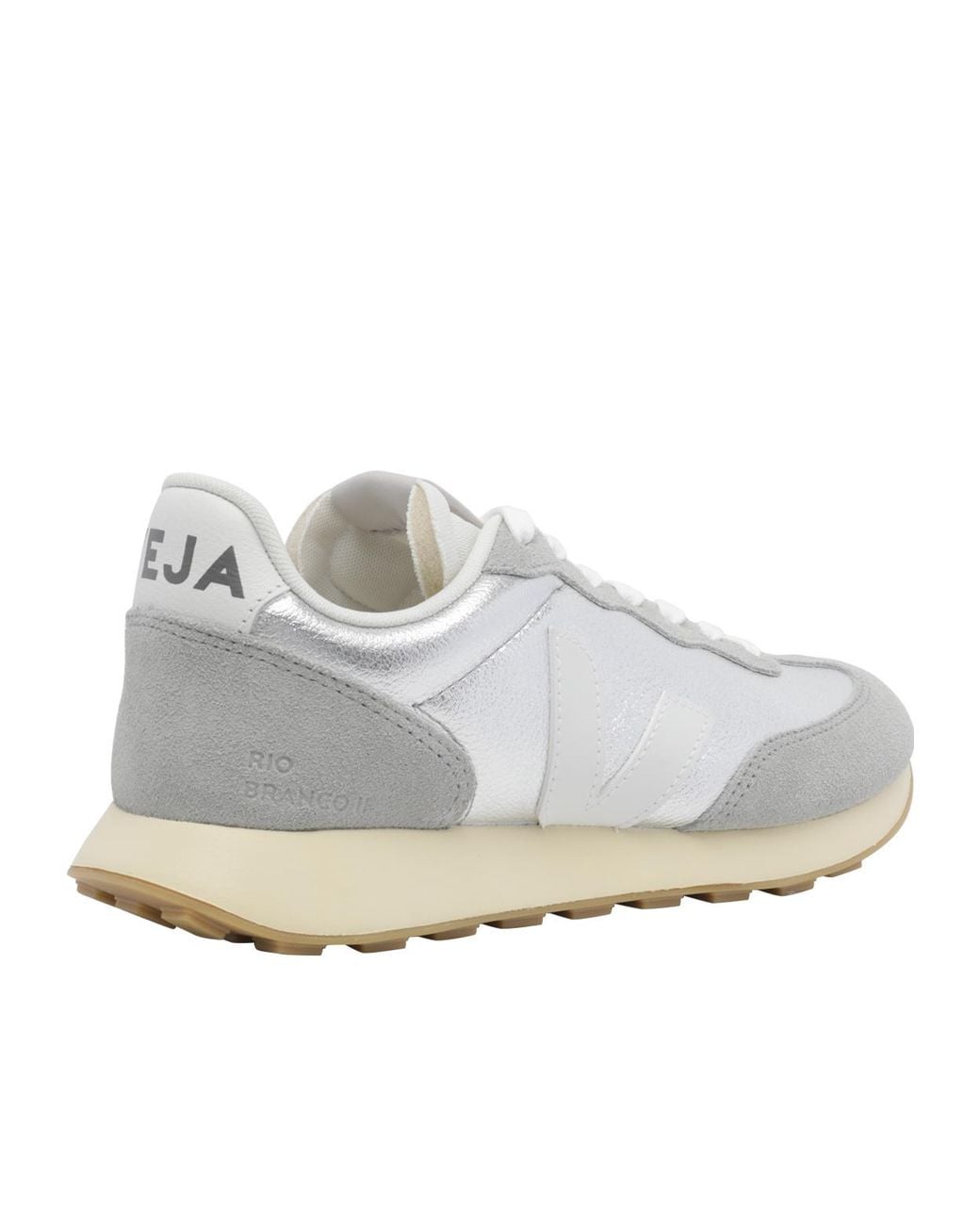 Veja White Rio Branco Ii Leather Oxford Sneakers