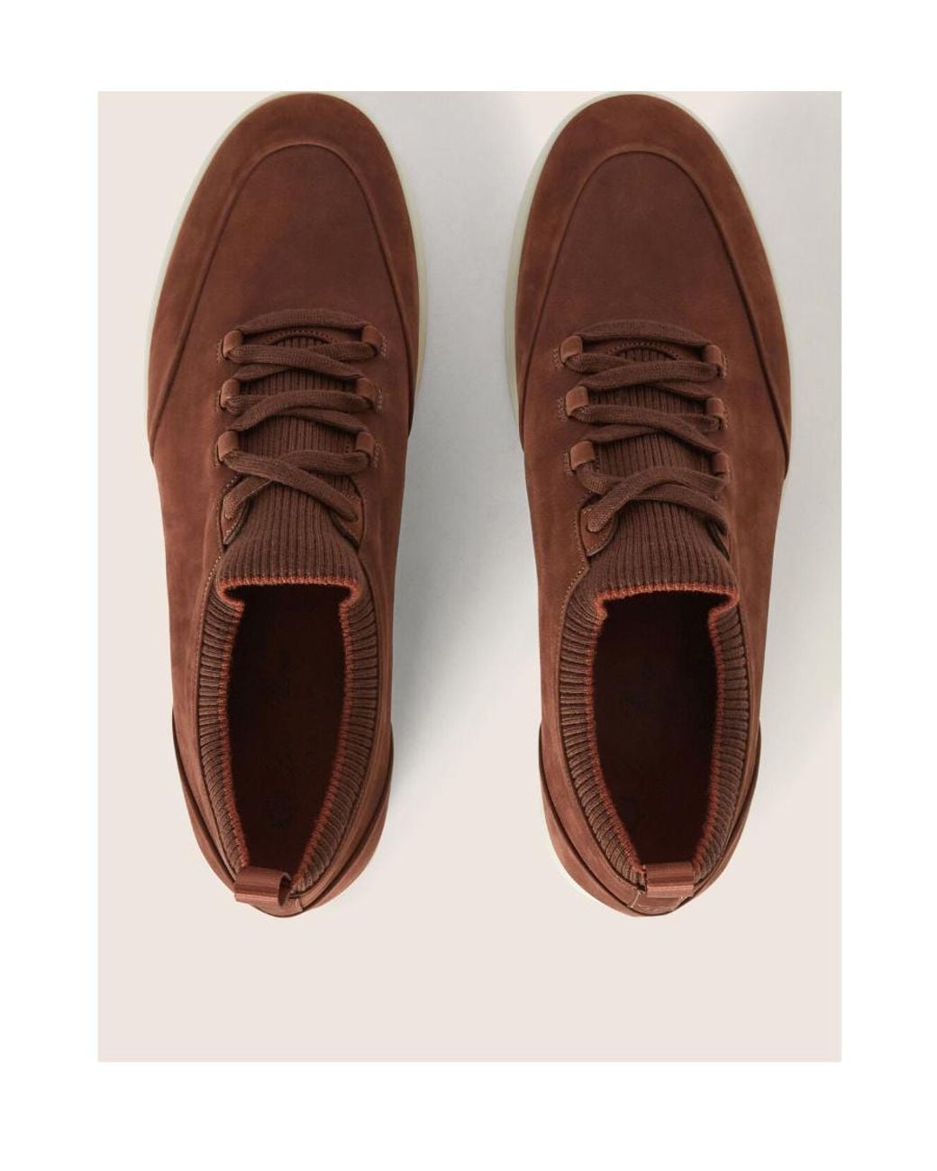 Loro Piana Brown Soho Walk Sneakers for men