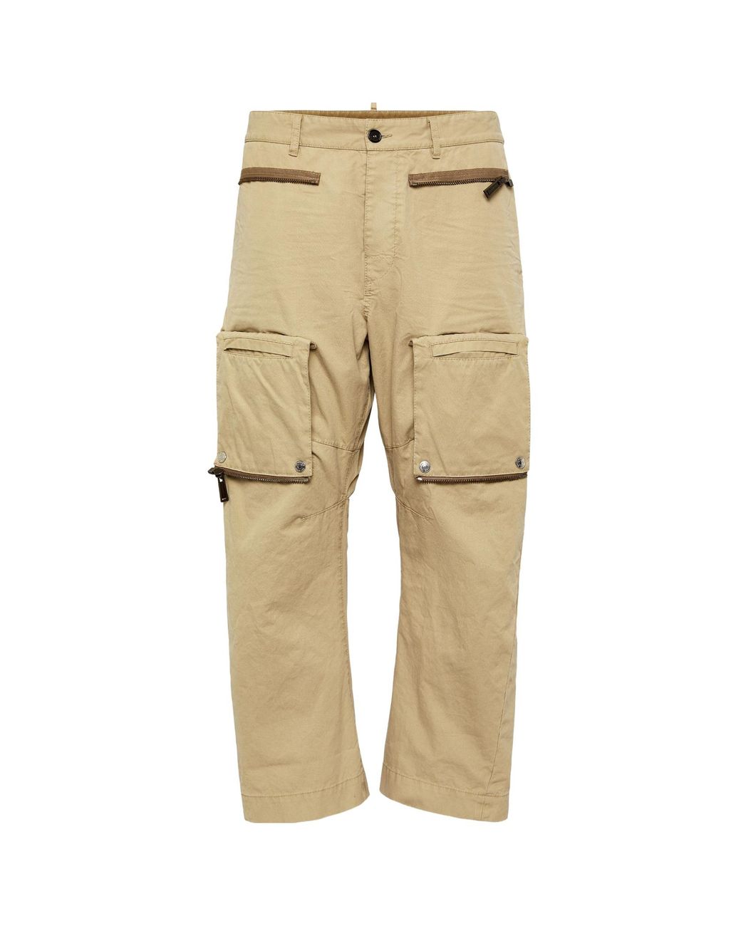 DSquared² Natural Straight Leg Cargo Pants for men