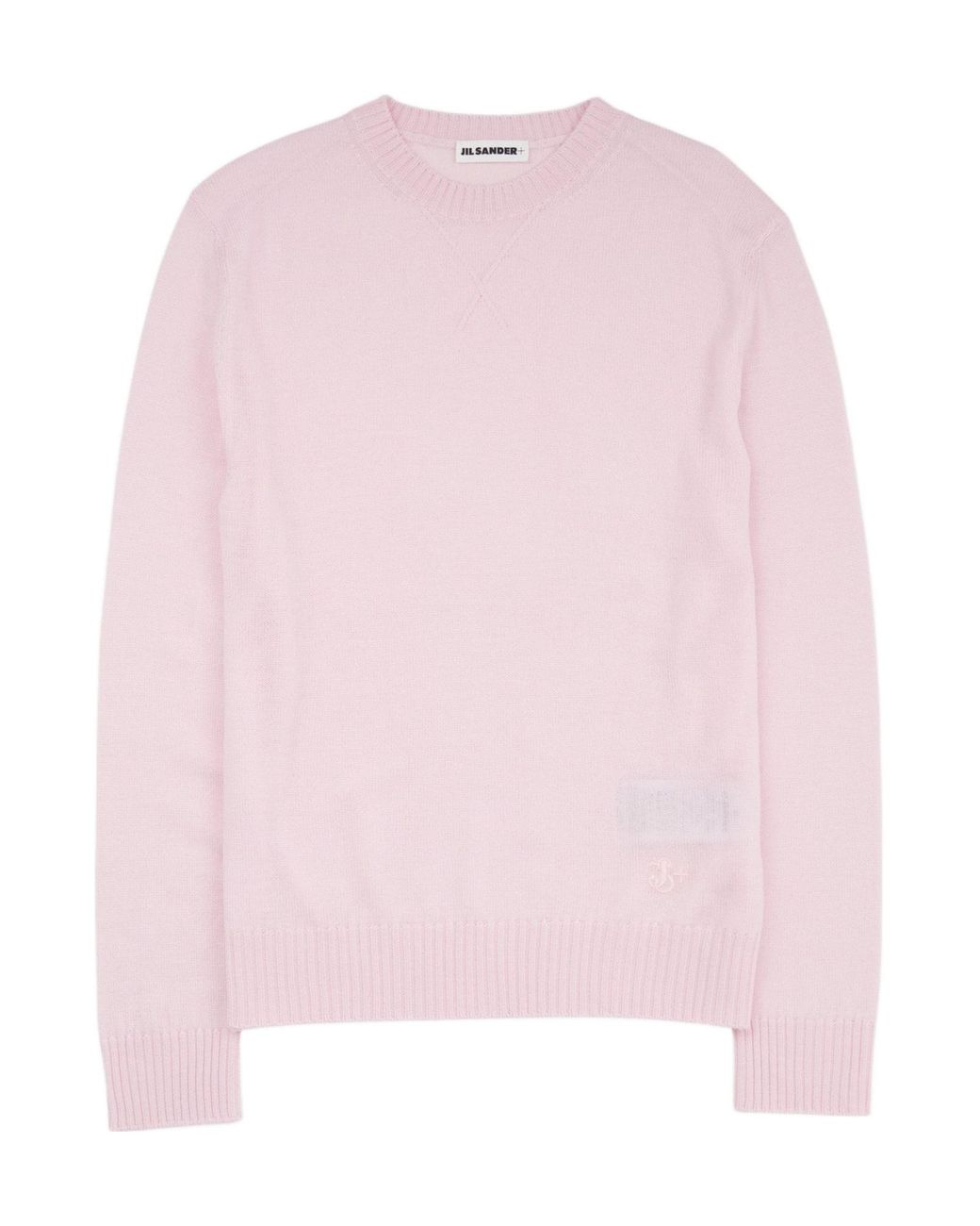Jil Sander Pink Long-Sleeved Crewneck Jumper for men