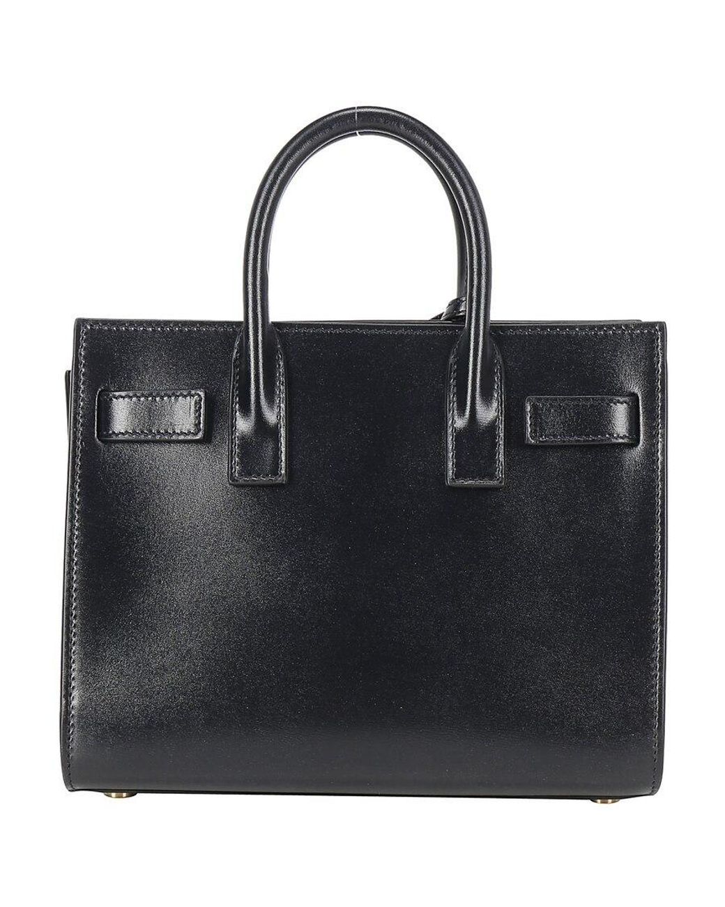 Saint Laurent Black Classic Sac De Jour Nano Tote Bag