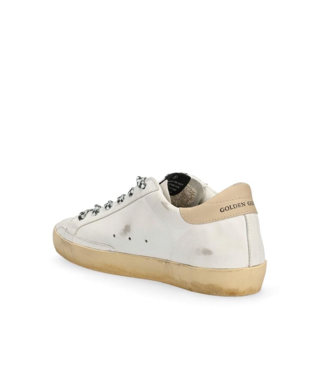 Golden Goose Deluxe Brand Pink Super-Star With Lobster Suede Star And Sand Leather Heel Tab