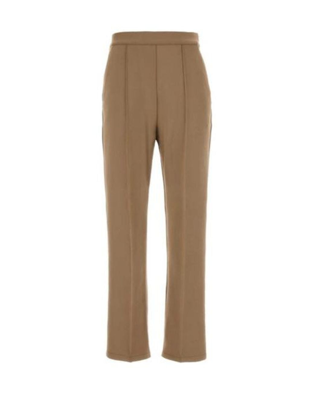 Max Mara Natural Teismo Pleat Detailed Trousers