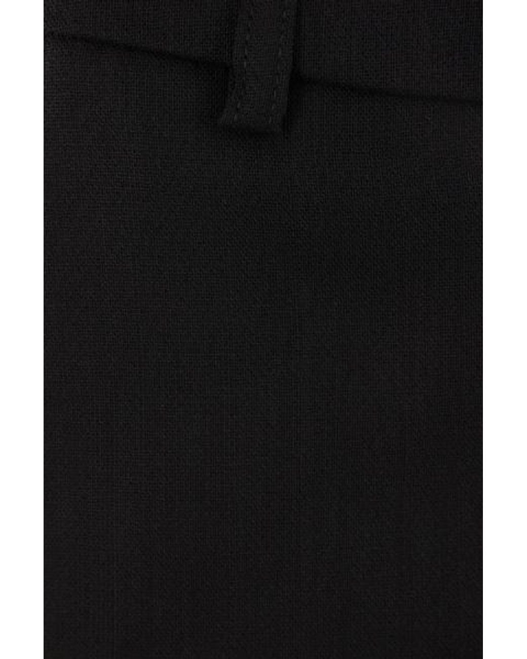 Acne Black Leg Slits Tailored Pants