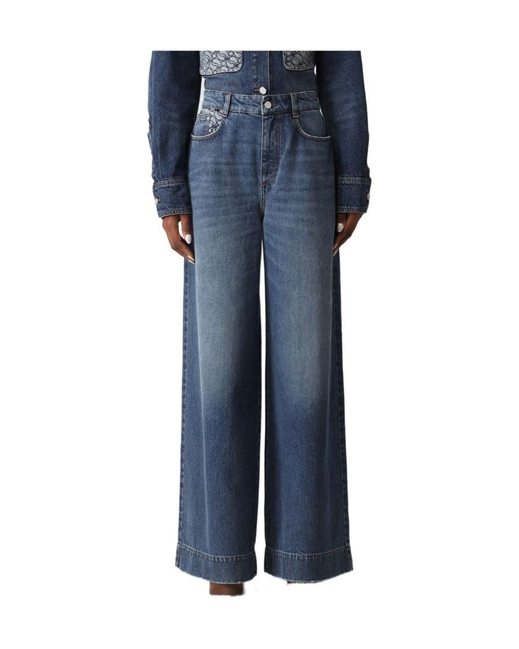 Stella McCartney Blue S-wave Jeans