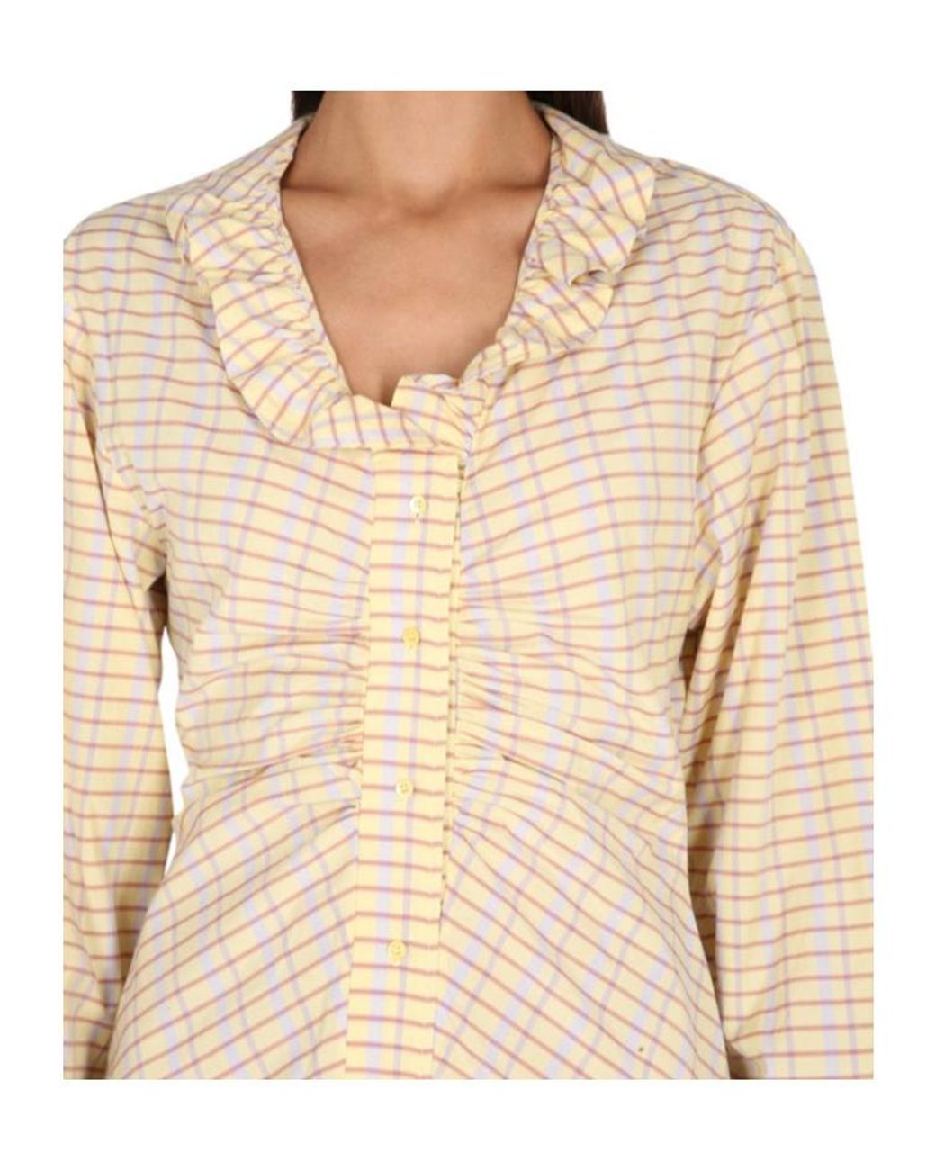 Isabel Marant Natural Long Sleeve Dress