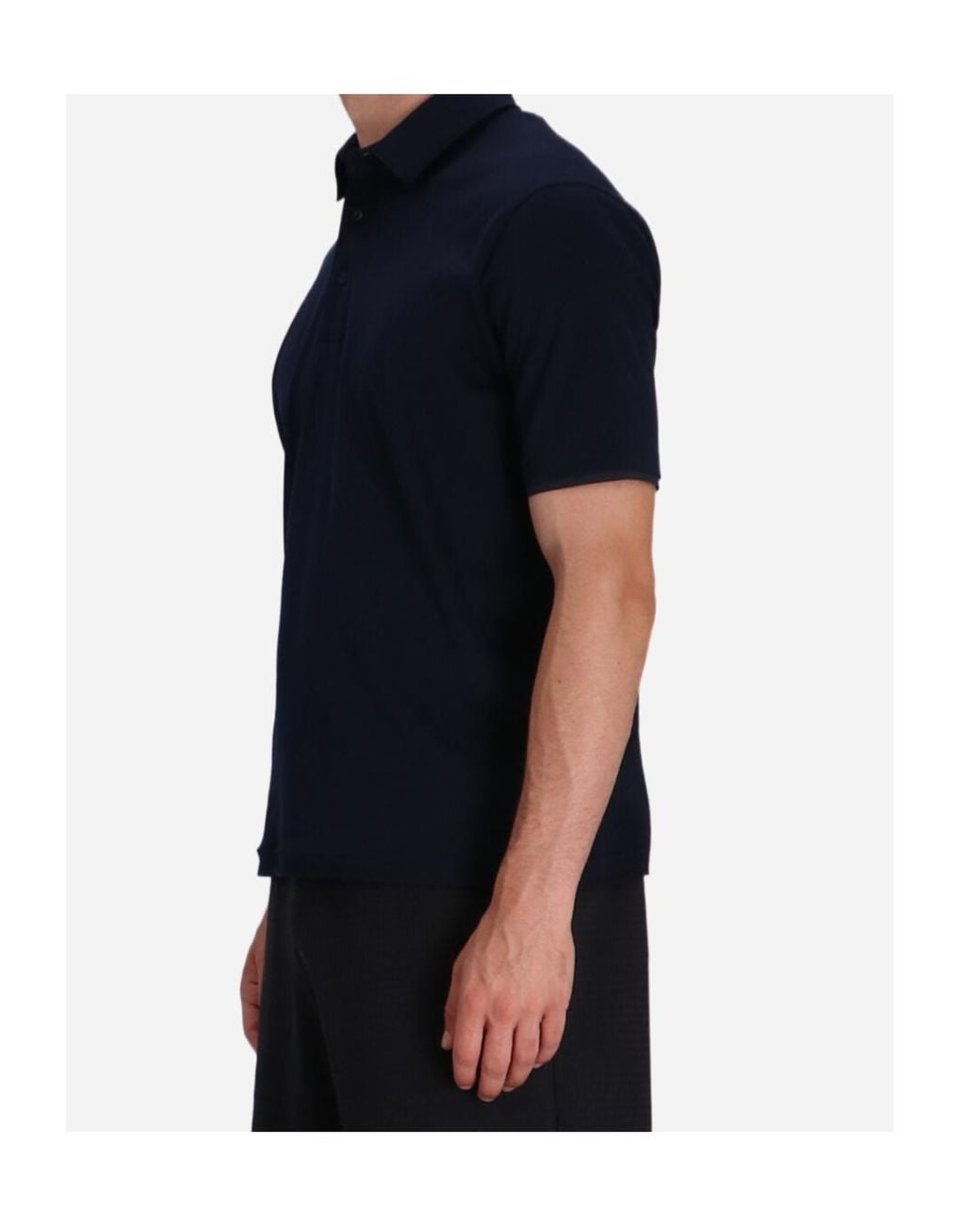 Herno Blue Cotton Polo Shirt for men
