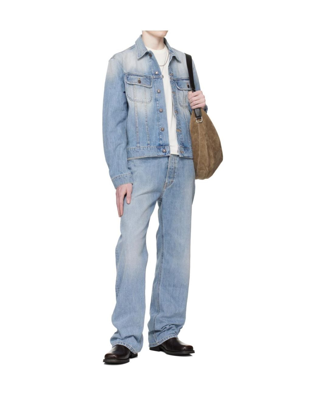 Jeanerica Blue Five-Pocket Jeans for men